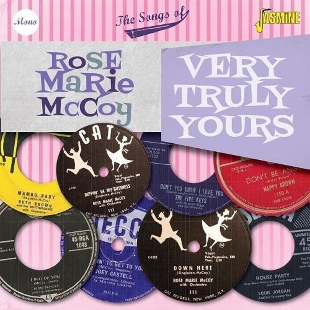 Rose Marie McCoy - Songs Of Rose Marie Mccoy: Very Truly Yours  CD